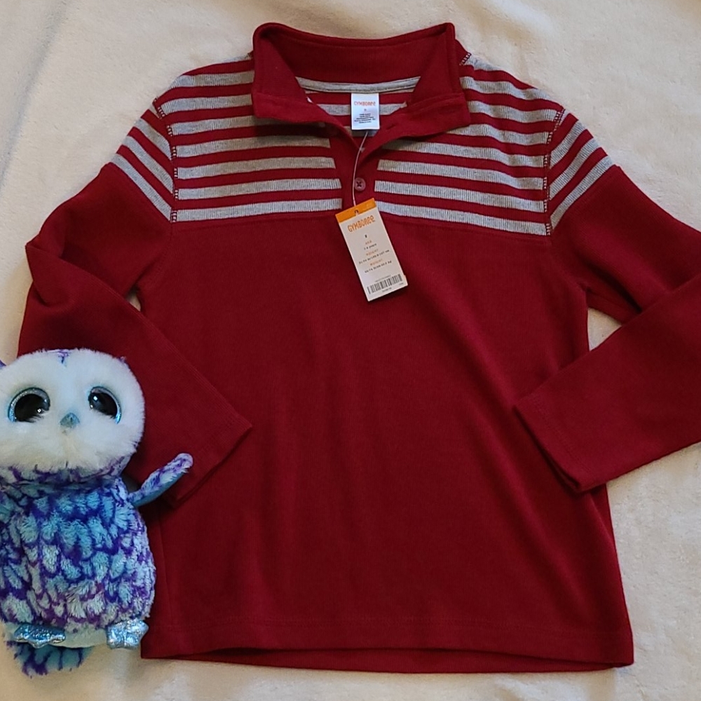 Boy's Gymboree Pullover Sweater Red Size 8 NWT